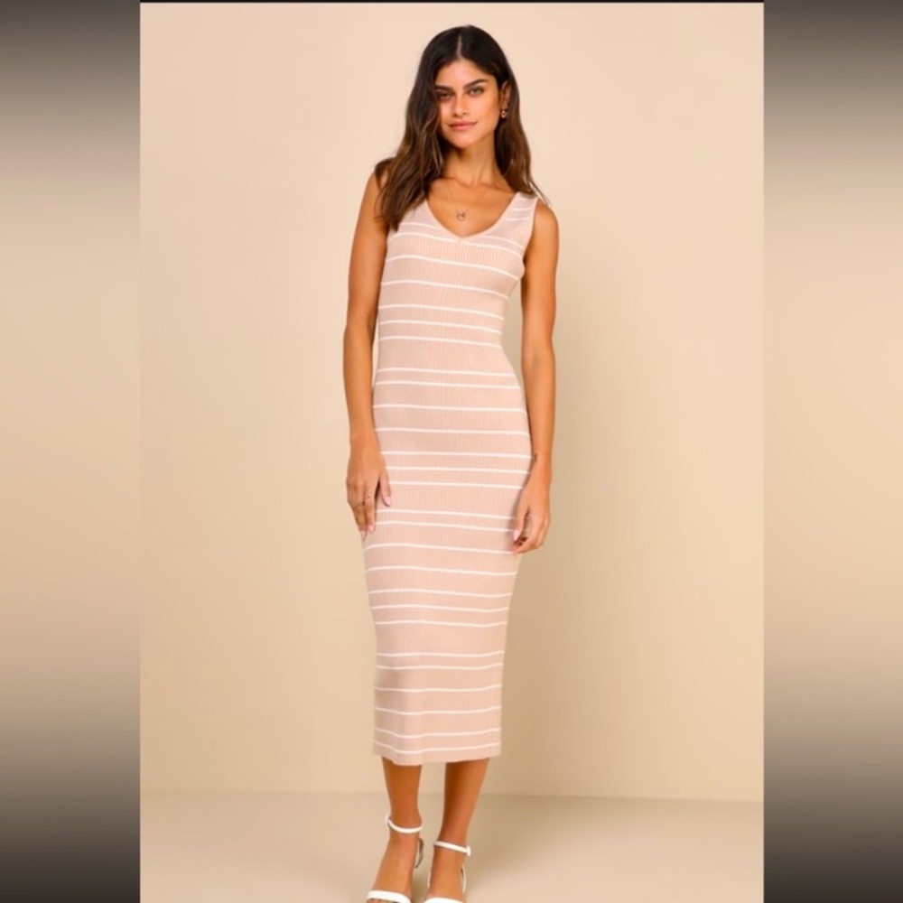 Lulus Knit Midi Dress